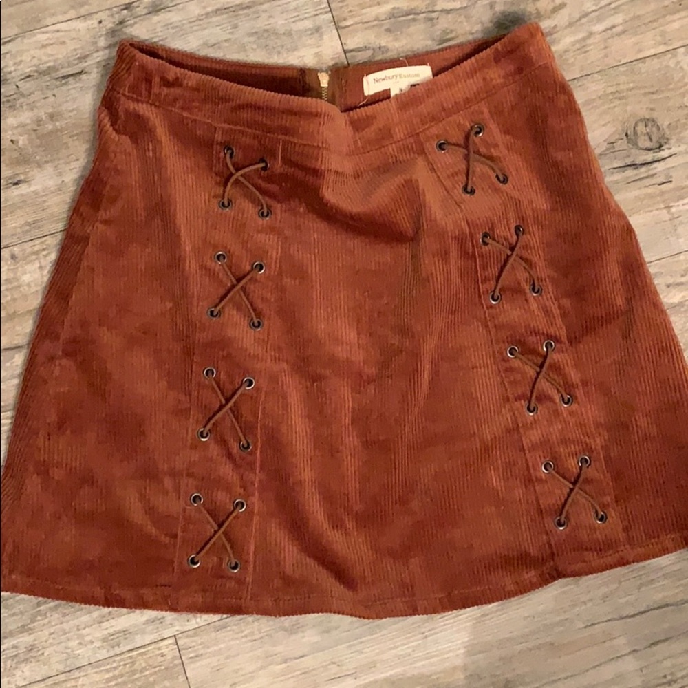 Newbury kustom corduroy skirt